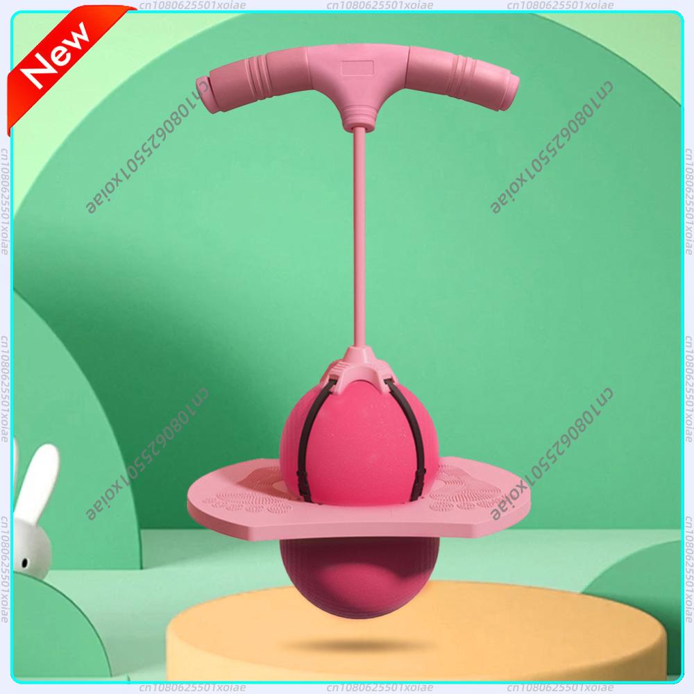 Kids Outdoor Jumping Toys - Springkussen met handvat en pomp, hoog
