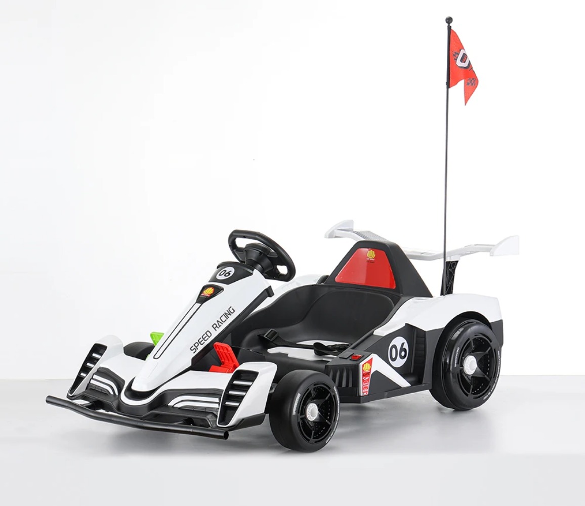 Kids Outdoor Karting - Elektrische kartingauto voor binnen en buiten,