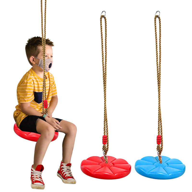Kids Outdoor Furniture - Kinderschijfschommel Kind Binnen- en buitensport Rood