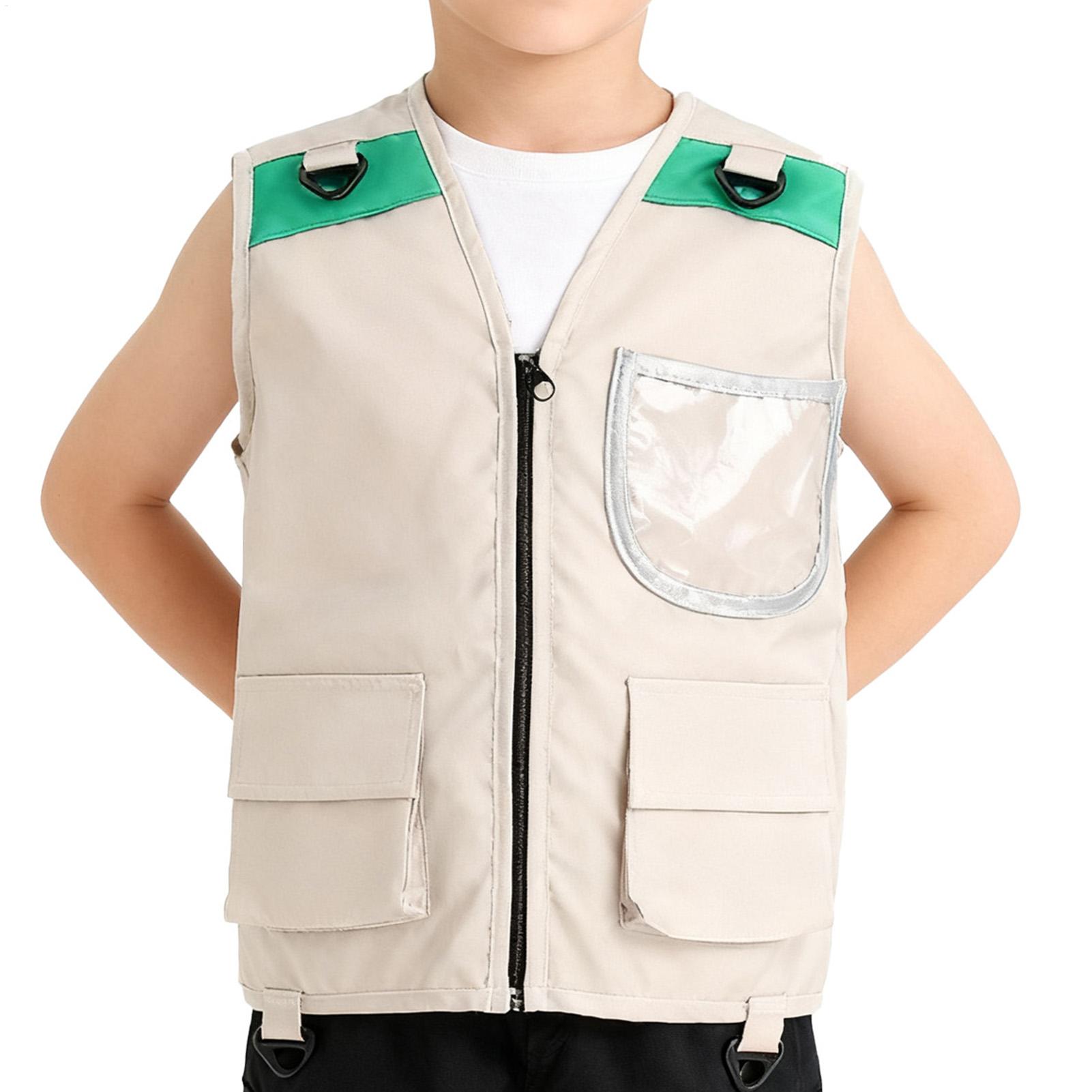 Kids Outdoor Explorer Kit - Kids Explorer Vest-kostuum Safari Cargo Vest