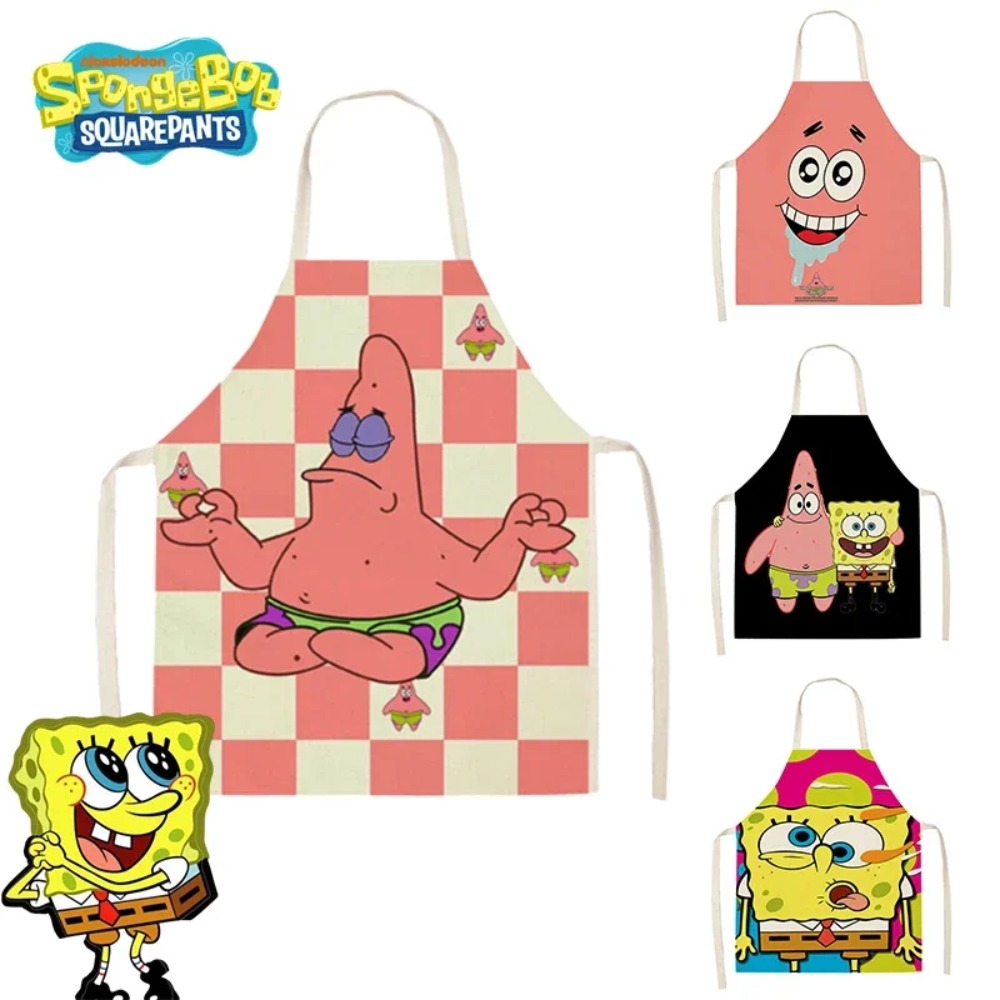 Kids Outdoor Kitchen Accessories - SpongeBob Patrick Keukenschorten voor volwassenen Linnen