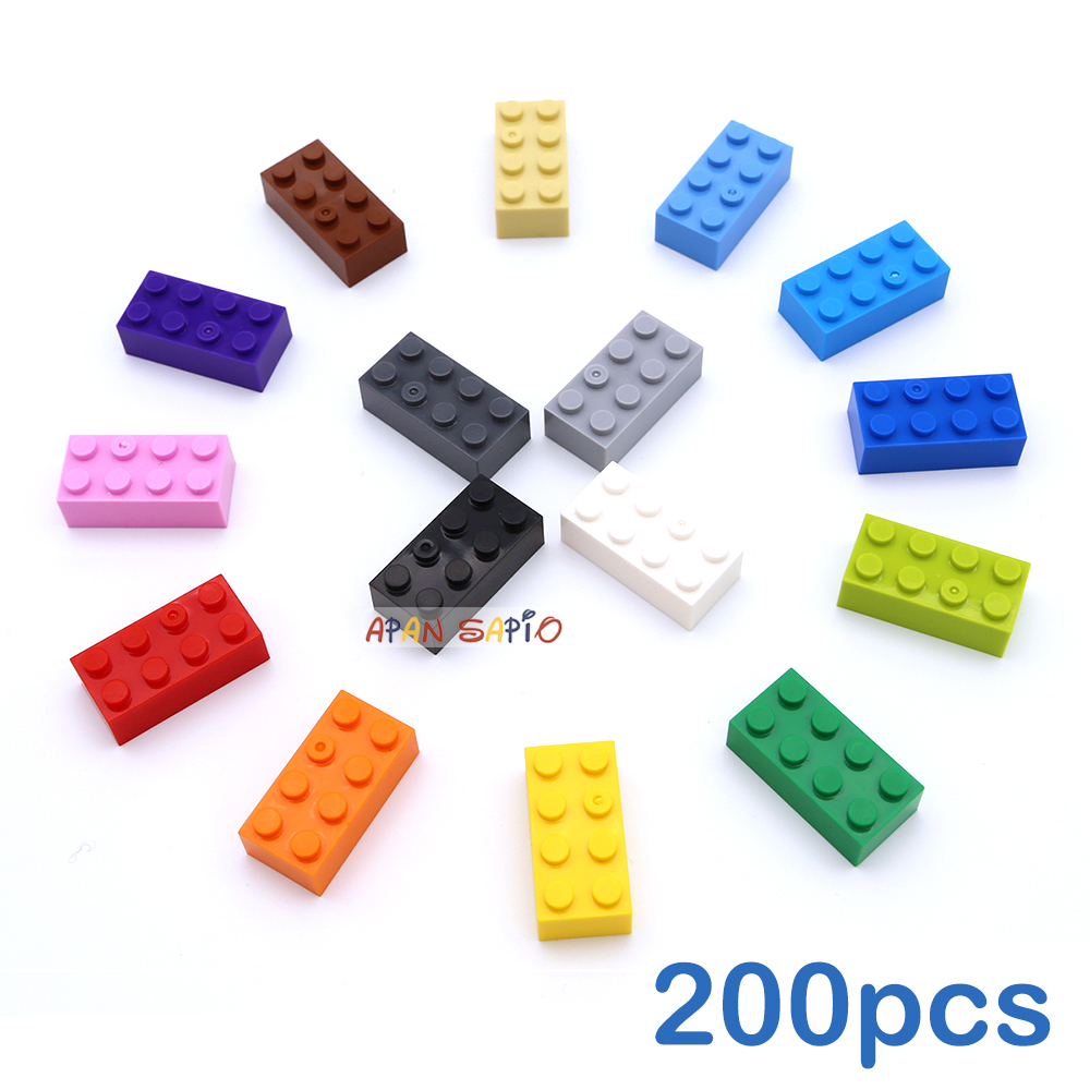 Lego Set Creator - 200 stks 2x4 Dot DIY Bouwstenen