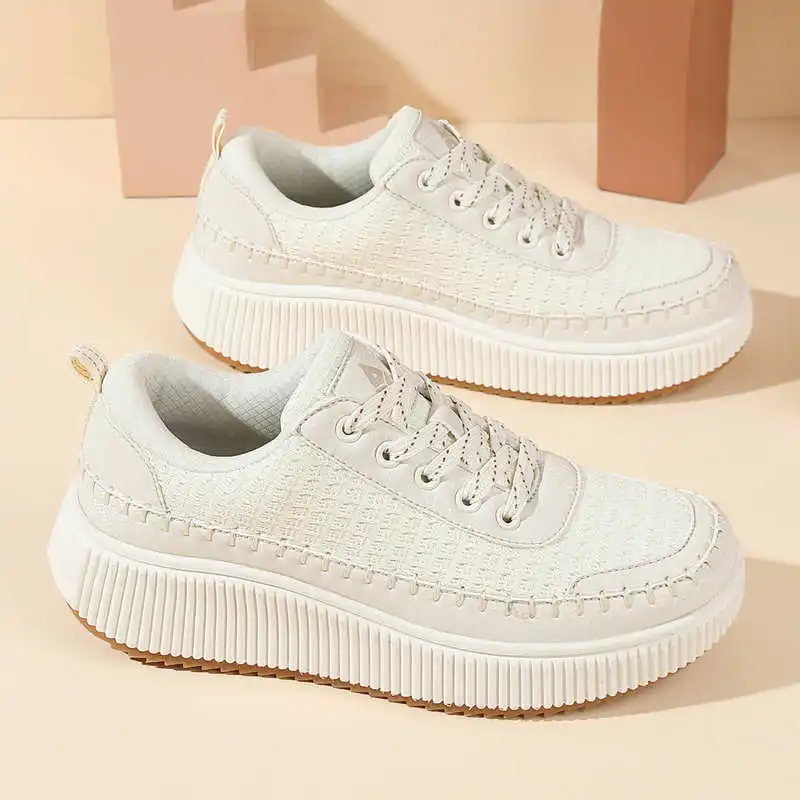 Kids Outdoor Play Ideas - Bruine schoenen Dames Flats Herfstlaarzen Sneakers