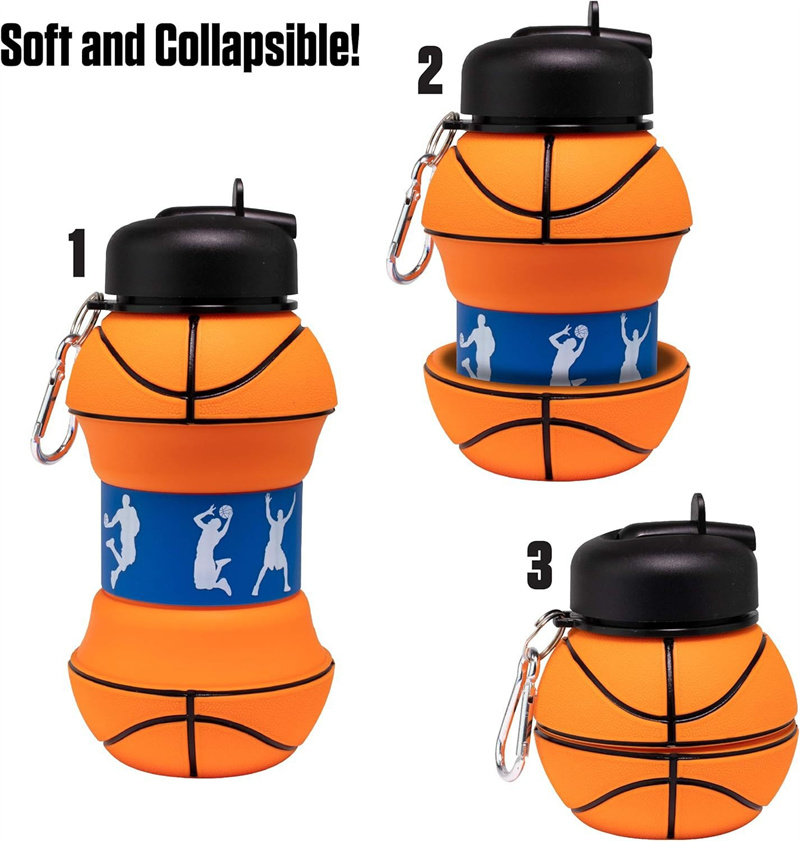 Kids Outdoor Wagon - Opvouwbare waterfles Campingbekers Mok Buitensporten Basketbal
