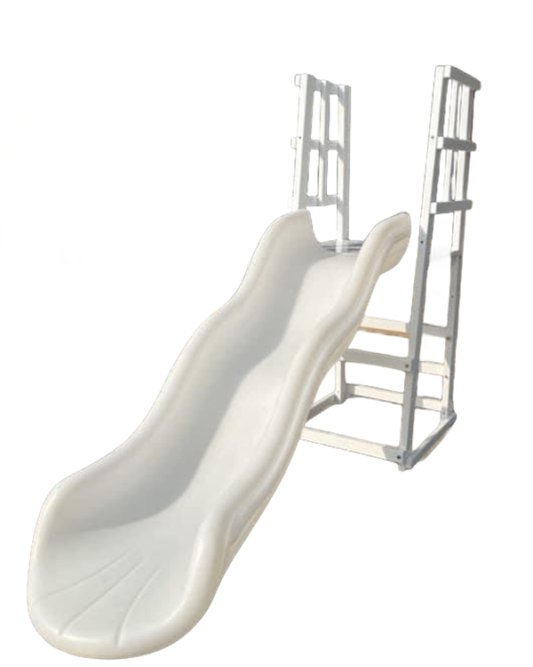 Kids Outdoor Furniture - Hot Sale Witte Dubbele Glijbaan Indoor