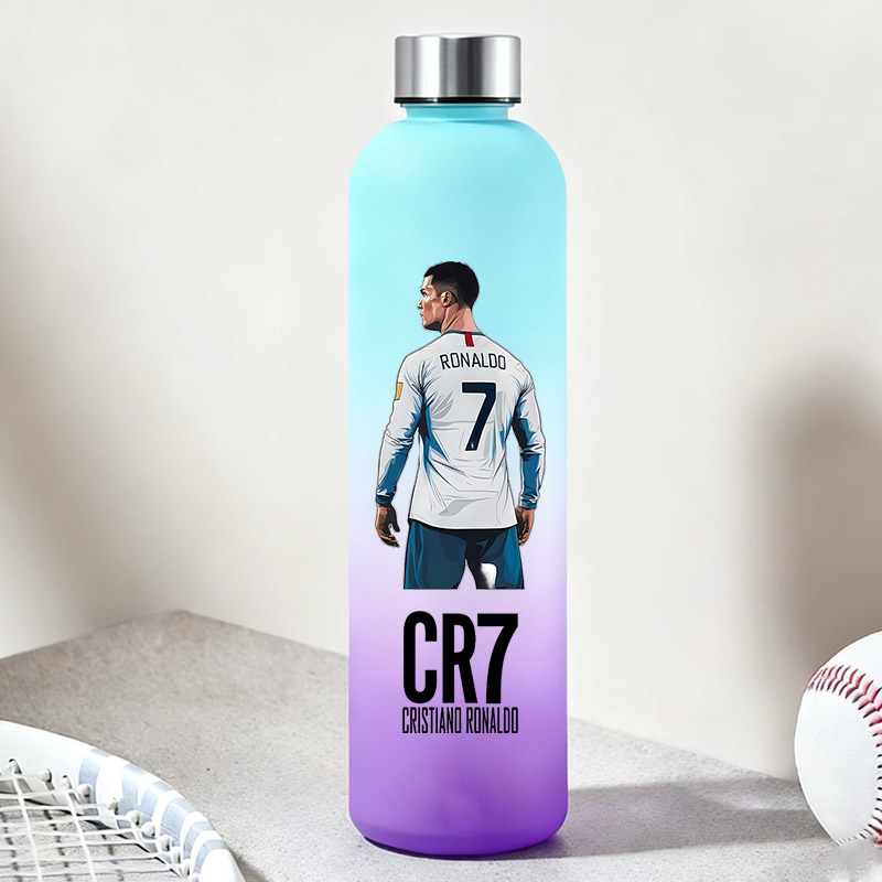 Kids Outdoor Kitchen Accessories - 900ML CR7 Waterflessen Casual Voetbalster Ronaldos
