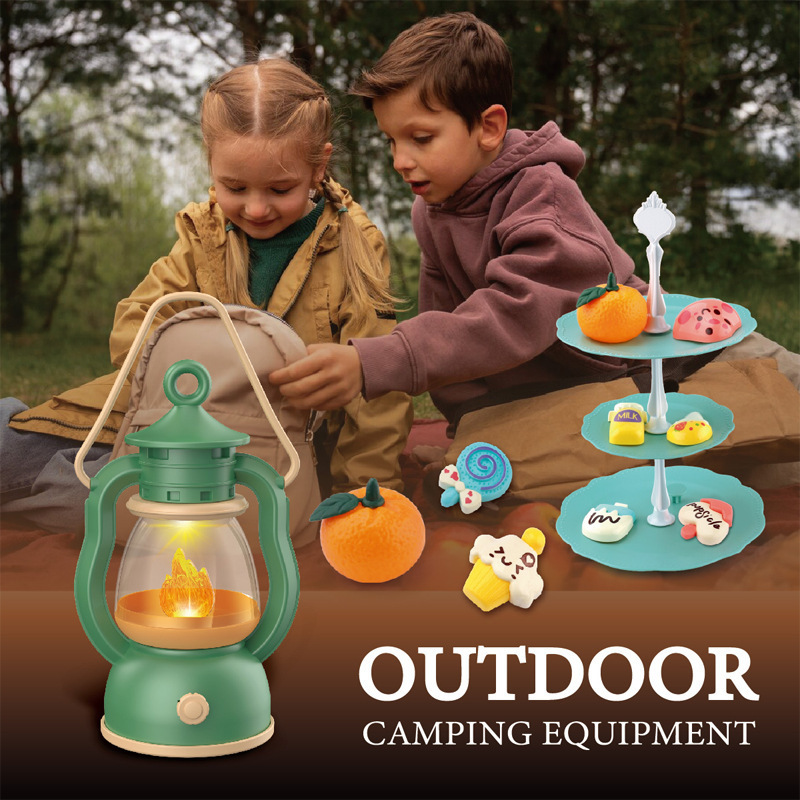 Kids Outdoor Explorer Kit - Campingset voor kinderen Kampvuur Fantasiespel Peuterspeelgoed
