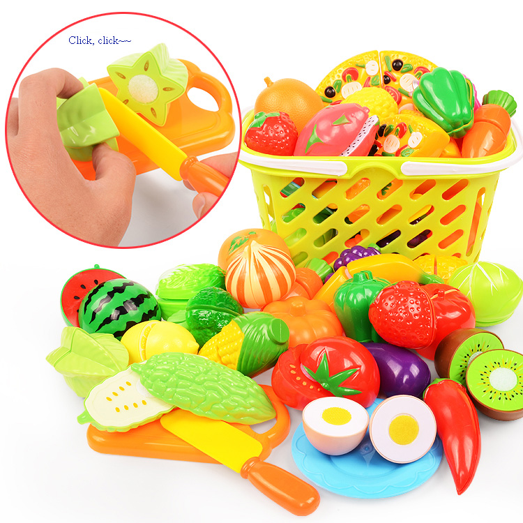 Kids Outdoor Kitchen Accessories - Snijden Speelvoedselset Voor Kinderen Simulatie Keukenspeelgoed