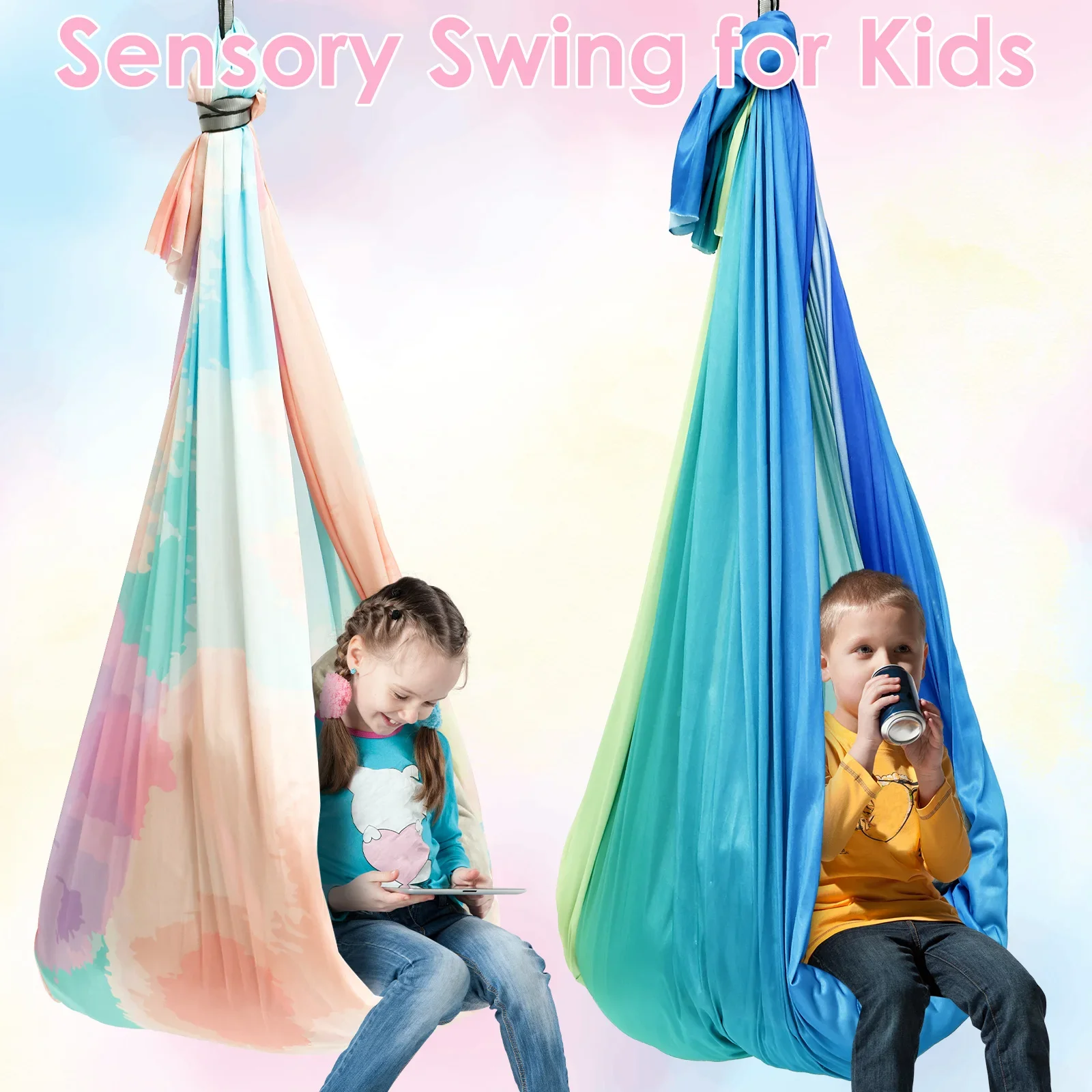 Kids Outdoor Furniture - Zintuiglijke schommel Comfortabele zintuiglijke hangmat voor