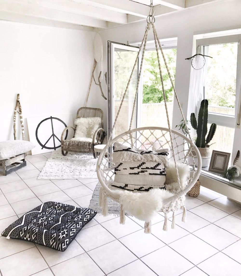 Kids Outdoor Furniture - 2025 Nordic Garden Handgemaakte gebreide ronde