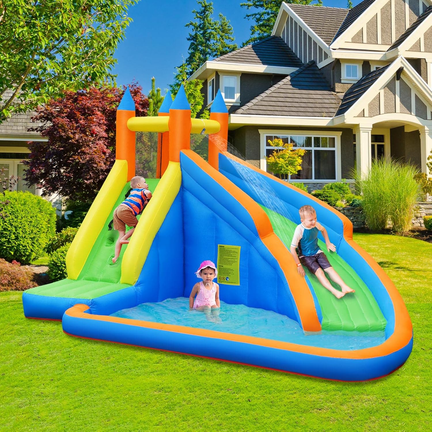 Reuze opblaasbaar waterpark sp - Kids Outdoor Climbing Wall recensie en prijs
