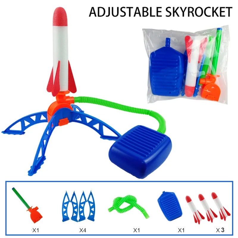 Luchtraket Voetpomp Lanceerapp - Kids Outdoor Jumping Toys recensie en prijs