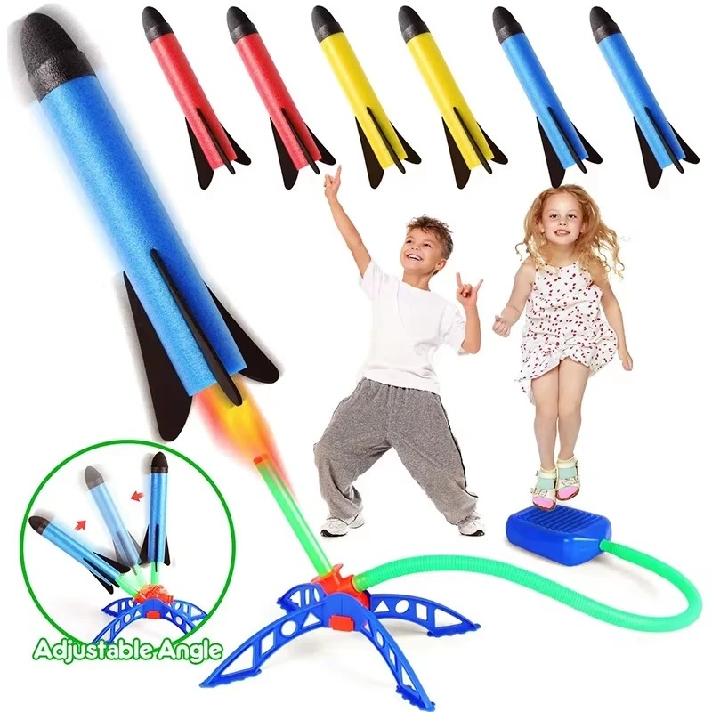 Luchtraket Voetpomp Lanceerapp - Kids Outdoor Jumping Toys recensie en prijs