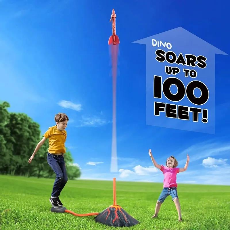 Vliegende dinosaurus-raketlanc - Kids Outdoor Jumping Toys recensie en prijs