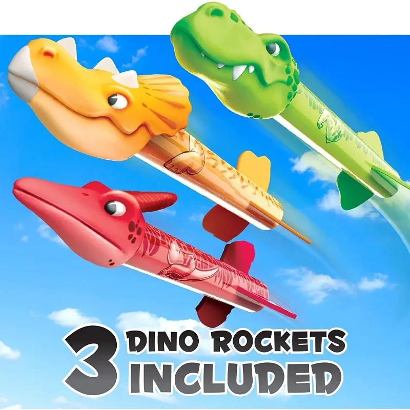Vliegende dinosaurus-raketlanc - Kids Outdoor Jumping Toys recensie en prijs