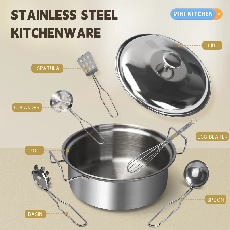 RVS Kinderkeuken Speelgoedset  - Kids Outdoor Kitchen Accessories recensie en prijs