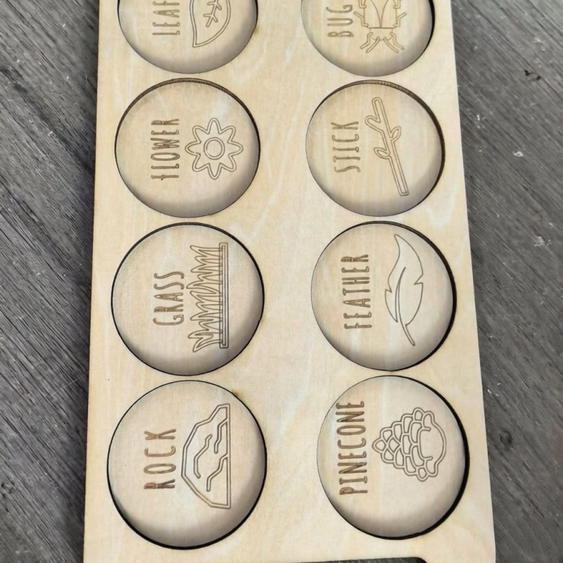 Draagbaar houten insectenzoekb - Kids Outdoor Scavenger Hunt recensie en prijs