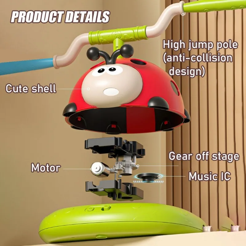Muzikaal springen Sportspeelgo - Kids Outdoor Jumping Toys recensie en prijs