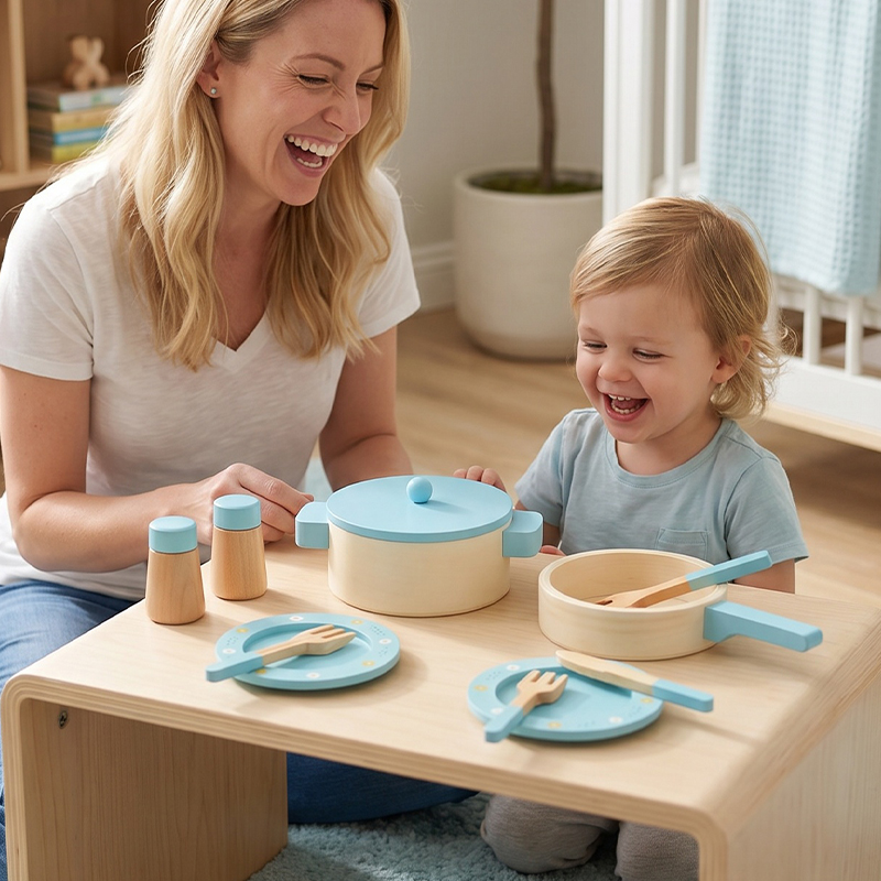 Houten keukenspeelset voor kin - Kids Outdoor Kitchen Accessories recensie en prijs