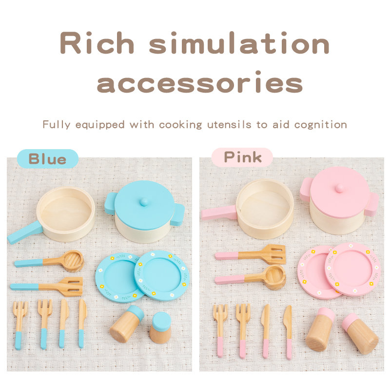 Houten keukenspeelset voor kin - Kids Outdoor Kitchen Accessories recensie en prijs