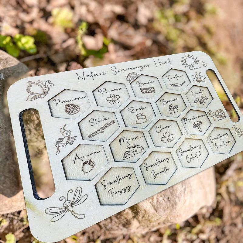 Scavenger Board voor kinderen  - Kids Outdoor Scavenger Hunt recensie en prijs