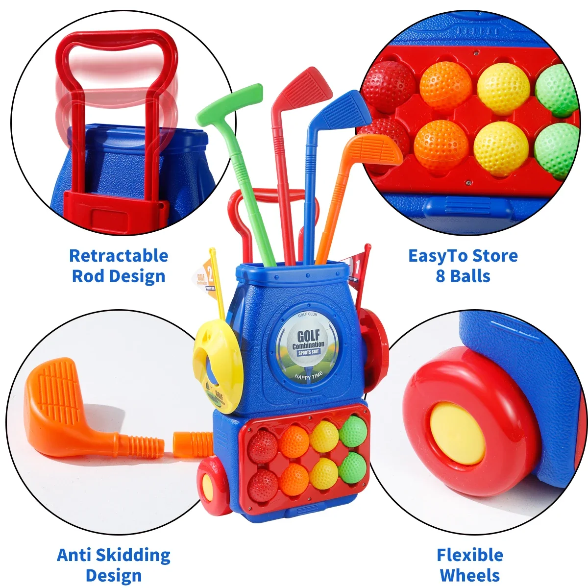 MQUDUO Golfputtingset voor kin - Kids Indoor Outdoor Cart recensie en prijs