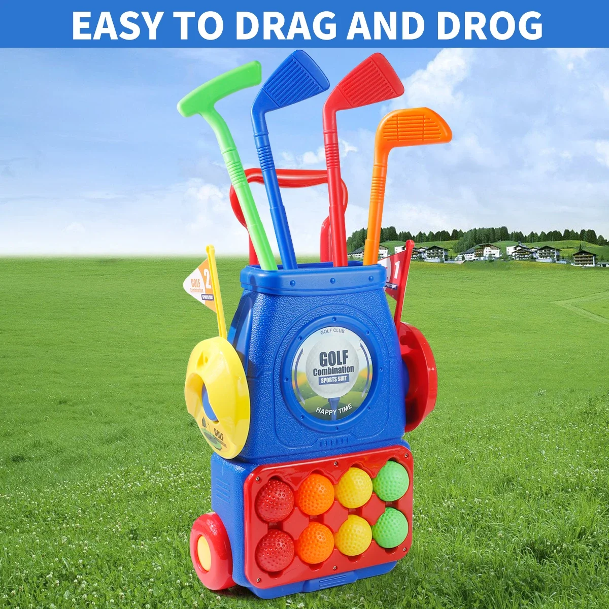 MQUDUO Golfputtingset voor kin - Kids Indoor Outdoor Cart recensie en prijs