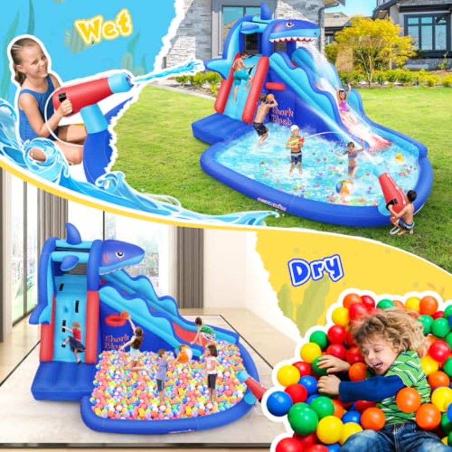 Opblaasbare waterglijbaan spri - Kids Outdoor Climbing Wall recensie en prijs