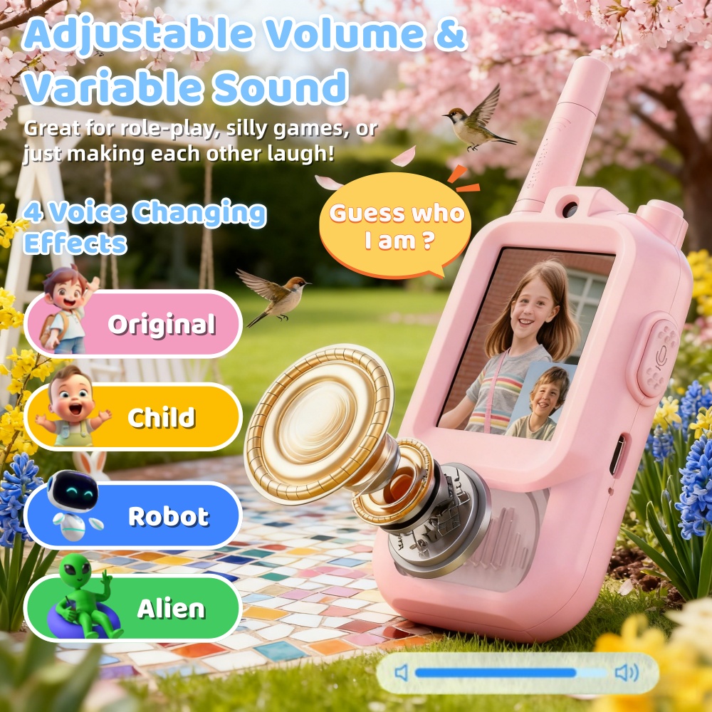 2PCS Video Walkie Talkie voor  - Kids Outdoor Wagon recensie en prijs