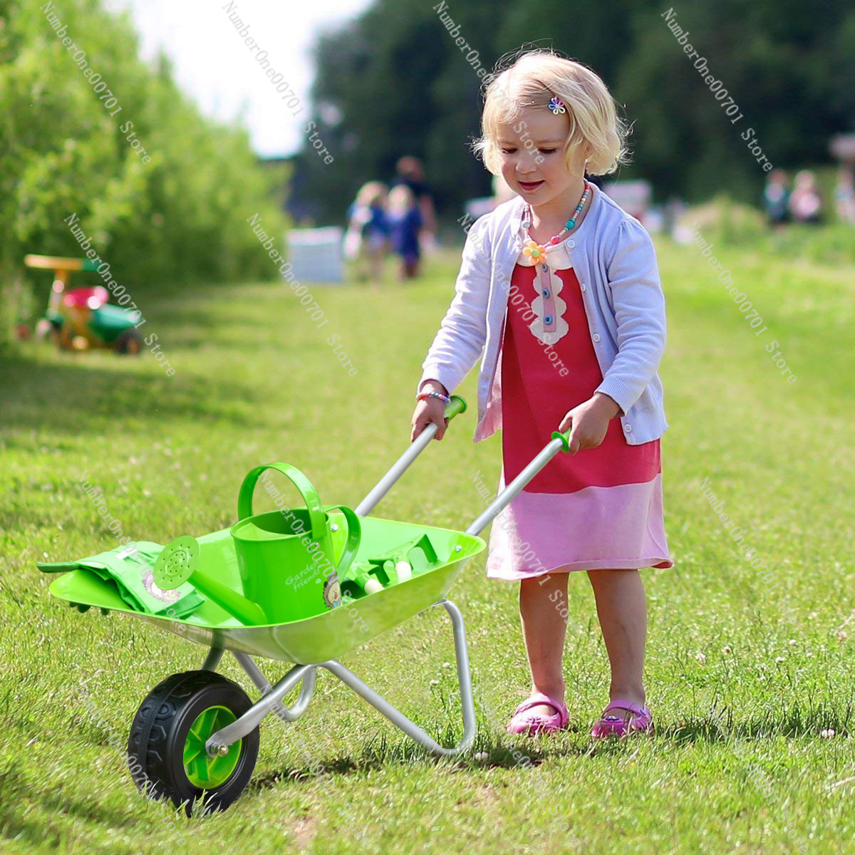 Kinderbuitenwielkar, groene tu - Kids Outdoor Activities recensie en prijs
