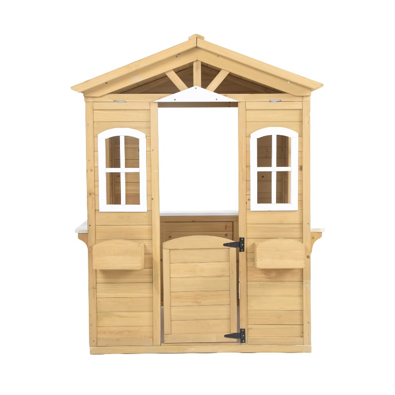 Modern klassieke houten speelh - Kids Outdoor Furniture recensie en prijs