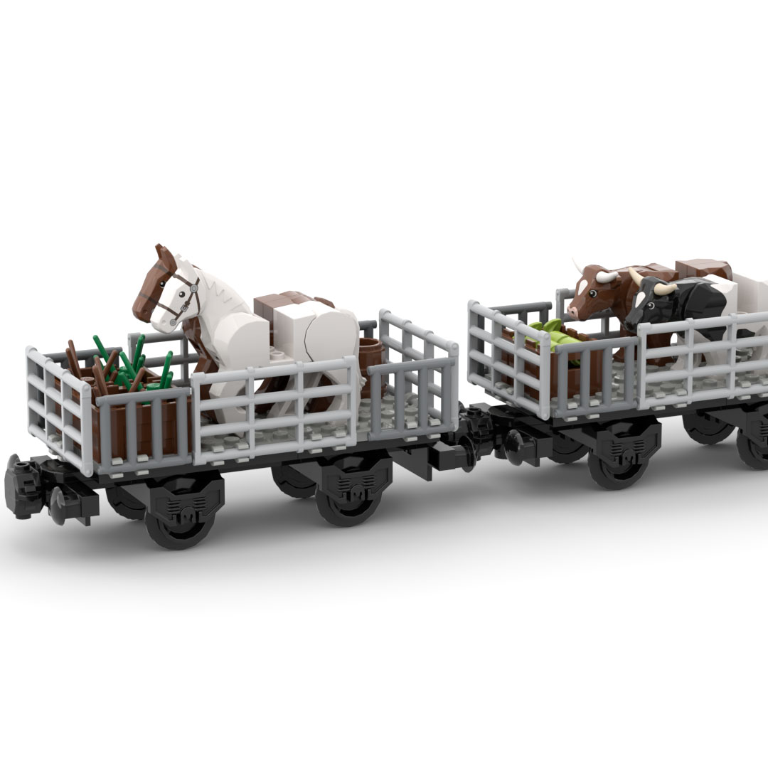 MOC Trein Dierenvervoerwagen B - Lego Set Creator recensie en prijs