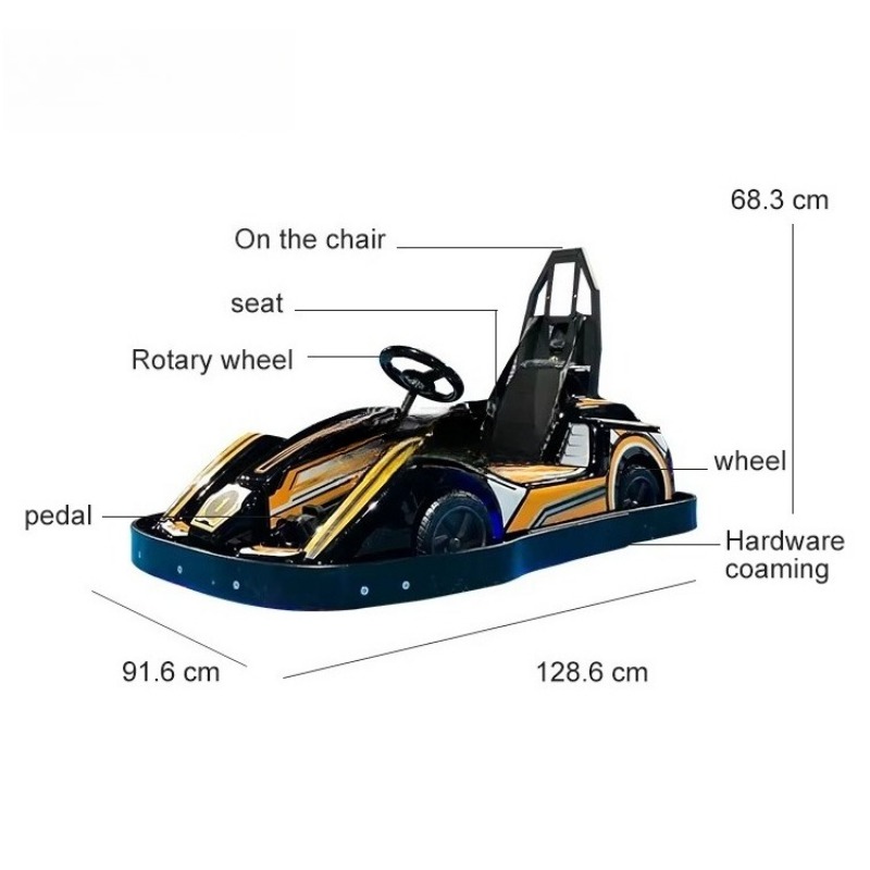 Elektrische kinder racekart vo - Kids Outdoor Karting recensie en prijs