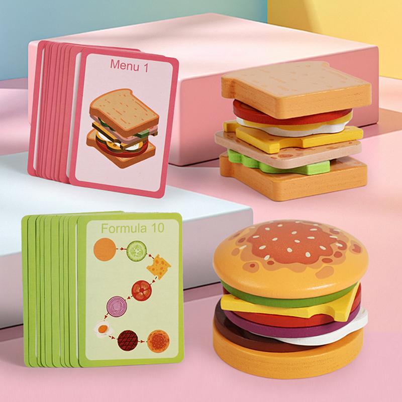 ·Nieuwe houten Hamburg sandwic - Kids Outdoor Kitchen Accessories recensie en prijs